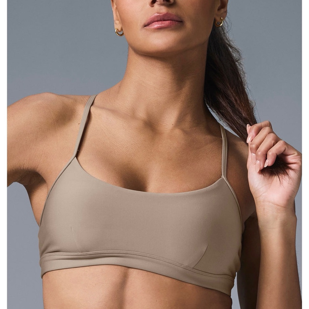 ALO Yoga Taupe Sports Bra